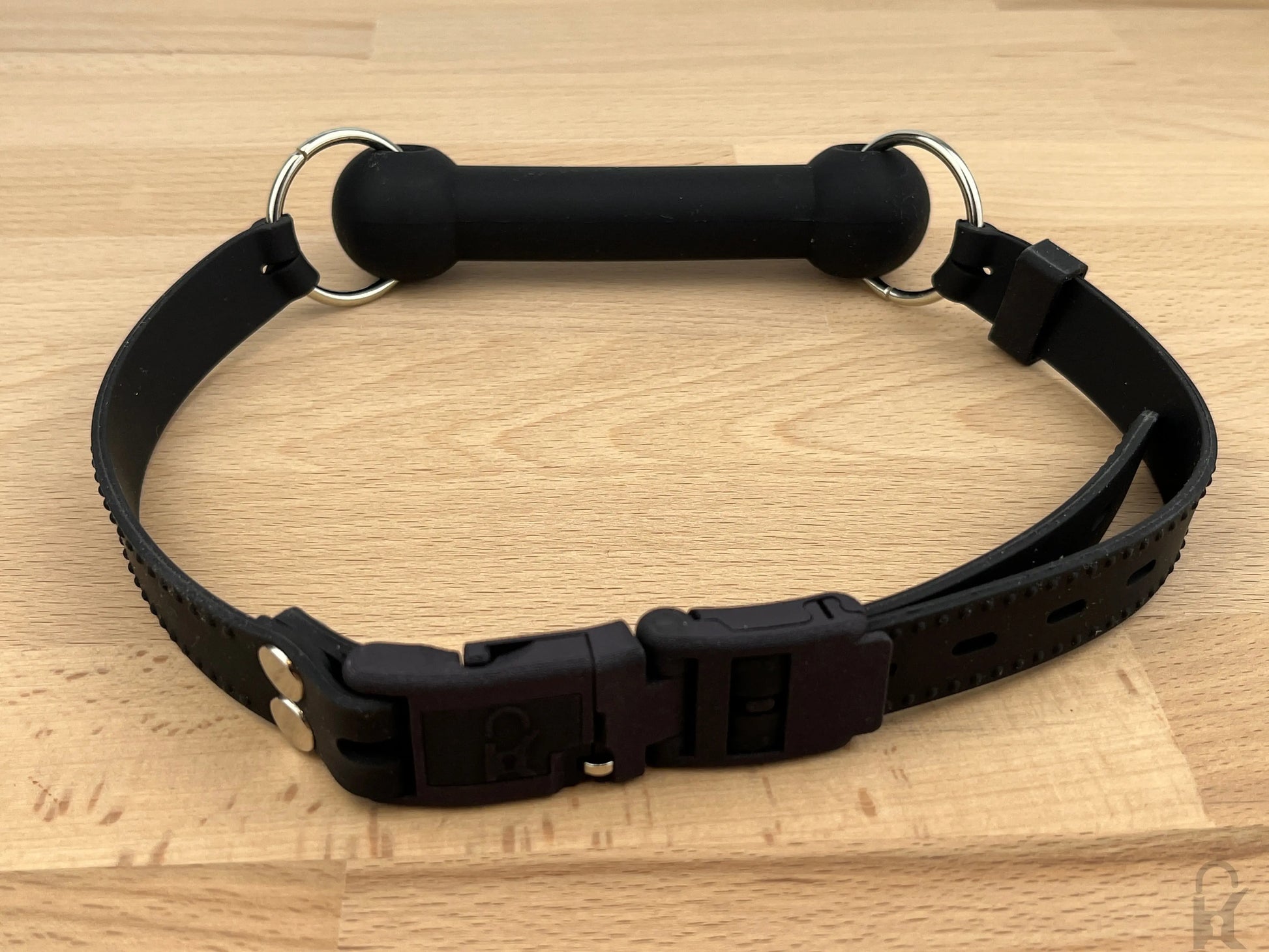 Silikon Hundeknochen-Knebel mit Kink-Lock Schnellverschluss ComfortableRestraint