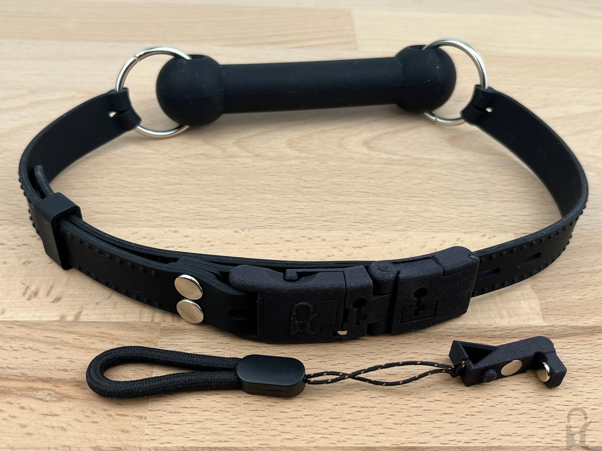 Silikon Hundeknochen-Knebel mit Kink-Lock Schnellverschluss ComfortableRestraint